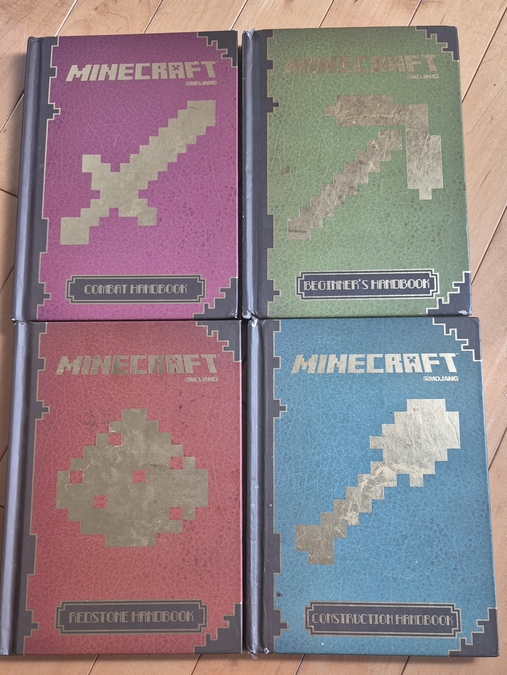 Minecraft Redstone Handbook - Red Brown Hardcover Guide by Mojang